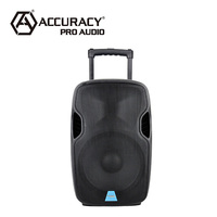 Accuracy Pro Audio CMB15AUF Plastique alimenté par batterie 15 ''pouces 120W Chariot alimenté extérieur Haut-parleur actif sans fil