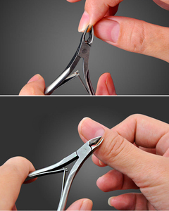 Livraison rapide, pince à éplucher en acier inoxydable, outil de manucure <span class=keywords><strong>pour</strong></span> salon de beauté, coupe-peaux mortes durable, <span class=keywords><strong>ciseaux</strong></span> - Product Image 5