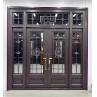 Puerta de Aleación de Zinc de Estilo Europeo/Barroco con Diseño Personalizado Único, Ornamental para Villa, con Recubrimiento en Polvo Tropical de Fábrica