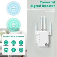 Repetidor de Router WiFi Inalámbrico, Amplificador de Señal de Largo Alcance 2G 3G 4G de Doble Banda, Extensor de Rango IP POE