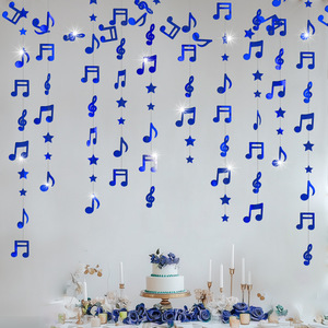 DAMAI Guirnaldas Decorativas con Notas Musicales Multicolores, para Fiestas de Cumpleaños, Bodas y Eventos Musicales - Product Image 5