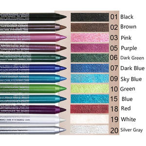 Eyeliner Liquide ou Crayon Waterproof Longue Tenue 14 Couleurs, Non Baveux, Sans Estompage, Maquillage Cosmétique Sexy pour Femme - Product Image 2