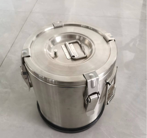 DFc0708  Contenant isotherme personnalisé en acier inoxydable de 6 L à double paroi avec rembourrage en mousse à l'intérieur - Product Image 1