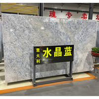 Cristal poli lce gris Quartzite dalle pour hôtel appartement décoration Villa escalier panneau mural carreaux de sol marbre ingénierie