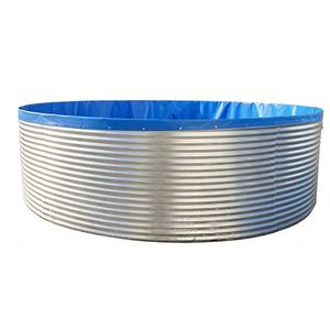 Bassin <span class=keywords><strong>de</strong></span> pisciculture WOLIZE en PVC haute densité, réservoir d'eau circulaire ondulé épaissi pour <span class=keywords><strong>culture</strong></span> extérieure - Product Image 1