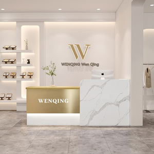Escritorio Multiusos Moderno y Minimalista para Cajero, Tienda de Ropa, Barra <span class=keywords><strong>Pequeña</strong></span>, Salón de Belleza, Recepción de Peluquería - Product Image 2