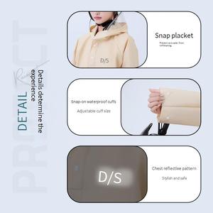 <strong>Overhead</strong> EVA <strong>Rain</strong> Poncho for Adults Unisex Waterproof Pullover <strong>Rain</strong> <strong>Jacket</strong> for Cycling Hiking and Travel Simple Design - Product Image 6