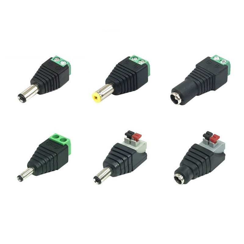 1毫米无焊料dc公母头端子监控电源插头按钮式dc头连接器 on m.