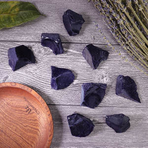 Piedra Natural en Bruto de Arenisca Azul Brillante al por Mayor, Cristal en Bruto para Sanación y Decoración del Hogar - Product Image 2