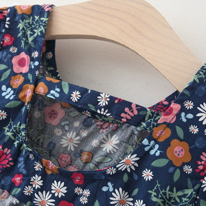 Tenues pour bébés, vêtements pour tout-petits, robes de demoiselle d'honneur, robes florales pour filles avec dentelle en filet - Product Image 3