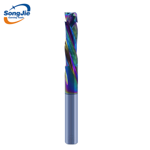 Revêtement DLC personnalisable Fraise <span class=keywords><strong>à</strong></span> découper en spirale <span class=keywords><strong>à</strong></span> 2 cannelures Fraise CNC avec fraise <span class=keywords><strong>à</strong></span> surfacer Fraise <span class=keywords><strong>à</strong></span> bois - Product Image 6