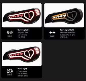 ไฟท้ายรถยนต์ดีไซน์ใหม่แบบ LED สำหรับ Toyota GT86 BRZ ปี 2012-2020 12V ไฟเบรกหลัง ไฟท้าย ขายส่ง - Product Image 2