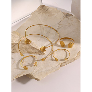 Fashion Cuff <b>Bracelets</b> <b>Shell</b> Shape Zinc Alloy Unisex Jewelry Gift Open Design Minimalist Style - Product Image 2