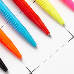 Promotion Retractable ABS Plastic Ballpoint <b>Pen</b> With Black or Blue <b>Refill</b> Printed Custom Logo for Student Stationery - Product Image 5