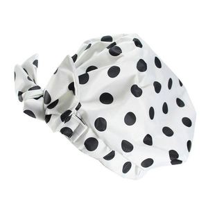 Nuevo Gorro de Ducha Impermeable con Lazo, Gorro Redondo para Uso Diario, Moda Casual para Mujer - Product Image 6