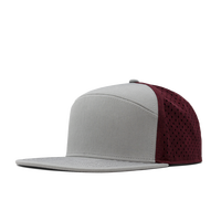 Polyester Sport Plain Waterproof Custom Golf Hole Structure Hats Snapback Hat Flat Brim Perforated Baseball Cap