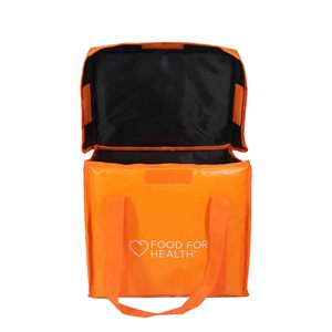 Bolsa Térmica Acoolda <span class=keywords><strong>Extra</strong></span> Grande, Resistente, con Logotipo Personalizado, Reutilizable, Impermeable, para Entrega de Alimentos, Compras, Aislada - Product Image 5