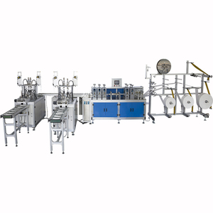 High speed auto <span class=keywords><strong>3</strong></span> layer ear <span class=keywords><strong>loop</strong></span> non woven face mask making machine - Product Image 1