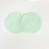 Tampon tonifiant semi-gel coloré bleu, concept rafraîchissant semi-gel, matière première sèche en tissu non tissé