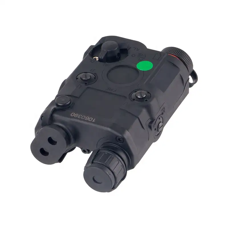 Caccia mirare luce PEQ 15 Standard Dell'obiettivo di Laser Punto Verde del Laser con la Torcia Elettrica LED e IR illuminatore BK