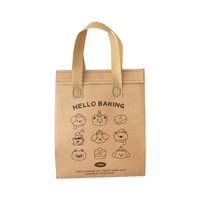 Sac isotherme jetable en aluminium avec poignées, logo personnalisé disponible