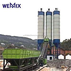 Factory Direct Sale MHZS60m3 Concrete Batching Plant Free Foundation Ready Mix Concrete Mixing Station production line equipment - Product Image 1