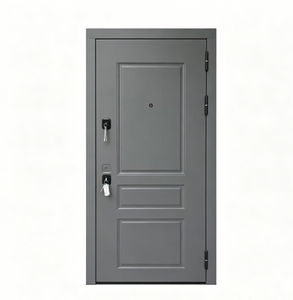 Puerta Blindada de Acero con Diseño Turco, Resistente a Impactos, con Acabado Delgado y Minimalista, Marco de Acero Sólido, Puerta Principal <span class=keywords><strong>para</strong></span> Uso Doméstico - Product Image 4