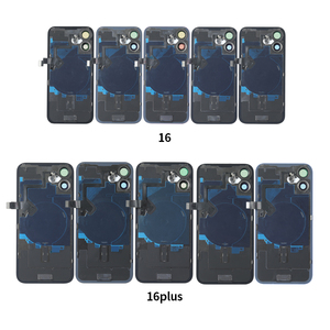 Полный Корпус для мобильного телефона <span class=keywords><strong>iphone</strong></span> 15 с гибкой батареей задняя крышка для <span class=keywords><strong>iPhone</strong></span> 16 15 14 13 12 11 Pro Max XS XR Series - Product Image 2