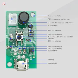 แผงวงจรเครื่องเพิ่มความชื้นแบบพ่นบอร์ดวงจรเครื่องเพิ่มความชื้นแบบ USB