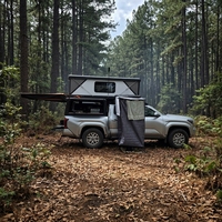 Tente de camping pour camionnette légère, quatre saisons, résistante à la neige et au vent, à parois rigides, pour benne de camionnette de 5,5 à 8 pieds
