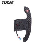 Accessoires d'intérieur de voiture en Fiber de carbone, palette de changement de vitesse pour BMW série 3 F10 F18 F30 F35 G20 G30 E46 E90 E60