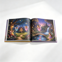 Çocuklar için Çevre Dostu Özelleştirilebilir Resimli Kitap, Sanat Kağıdı ve Karton Kapaklı, Guangdong'dan Ofset Baskılı