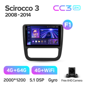 TEYES CC3 2K REPRODUCTOR DE DVD para coche para <span class=keywords><strong>F1</strong></span> Volkswagen Scirocco 3 III Mk3 2008-2014 9 pulgadas GPS Android navegación REPRODUCTOR DE DVD para coche - Product Image 3