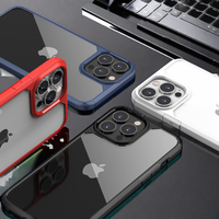 Coque de protection hybride en TPU avec pare-chocs et coque rigide transparente en PC, robuste, pour iPhone 13, 13 mini, 13 Pro 2021