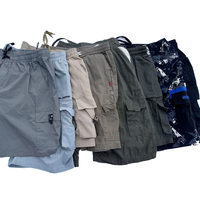 Pantalones cortos de algodón usados de verano para hombre, ropa de segunda mano, ropa de marca importada, pantalones cortos Cargo usados, ropa de segunda mano, pacas de ropa usada