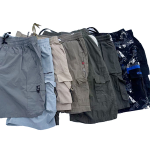 Pantaloncini Estivi Usati in Cotone da <span class=keywords><strong>Uomo</strong></span> Abbigliamento di Seconda Mano di Marca Importati Pantaloni Corti Cargo Usati Balle di Vestiti Usati - Product Image 6