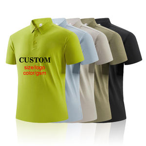Camisas de Golf Personalizadas al por Mayor con Logotipo Bordado, Ropa de Trabajo para Hombre, Camisetas Polo Transpirables de Secado Rápido - Product Image 2