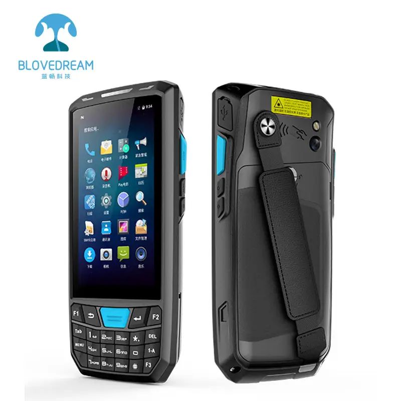 Blovedream-PDA portátil T80, escáner de código QR unidimensional, NFC, para lectura rápida, Android, PDA