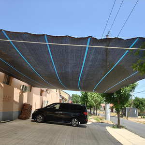 Red de <span class=keywords><strong>sombra</strong></span> negra con bordes y ojales reforzados, <span class=keywords><strong>malla</strong></span> de bloqueo solar de alta densidad para patio exterior, patio y cochera - Product Image 1