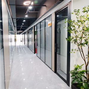 Mới nhất chất lượng cao louvers đôi kính phân vùng tường cho văn phòng nhà cho sảnh khách và phòng ăn phân vùng - Product Image 5