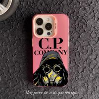 Coque de téléphone élégante et tendance avec impression IMD UV CP Company, anti-chute, antichoc, pour iPhone 16 15 14 13 12 11 Pro Max Plus