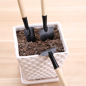 2021 Wholesale Garden <strong>Tools</strong> Cheap Factory Price Garden Hand <strong>Tools</strong> 3pcs Mini Rake for Small Plants - Product Image 3
