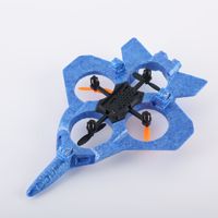 Vente directe usine – Avion télécommandé électrique prêt à l'emploi pour intérieur, 4 canaux, en mousse EVA, jouet pour enfants avec éclairage coloré, certifié CE EN71