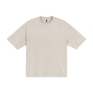 Custom <b>NO</b> MOQ Print Professional-Grade Heavy Cotton T-Shirts 250gsm Fabric <b>logo</b> Prints Digital or Screen Printing T-shirt - Product Image 4