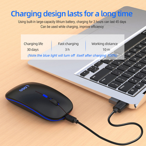 <span class=keywords><strong>Mouse</strong></span> Ottico Wireless Mini LED 2.4G 1600DPI Senza Fili per <span class=keywords><strong>Giochi</strong></span> e Ufficio <span class=keywords><strong>con</strong></span> Bluetooth 5.1 - Product Image 2