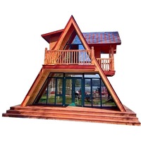 Maisons Triangulaires Extérieures - Maisons Modulaires Préfabriquées pour Attractions Touristiques, Vente Directe Usine