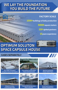 Casa Cápsula Espacial, Estructura de Acero Prefabricada, Módulo Habitacional Instantáneo, Listo para Usar, para Uso en Apartamentos y <span class=keywords><strong>Alquiler</strong></span> Vacacional - Product Image 3