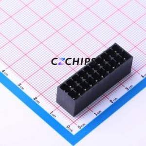 JL15EDGRHC-35010B02 Plug-in Terminal Block Bent Lead Through Hole,P=3.5mm Board-to-Board / Socket - Closed 2x10P 3.5mm Black - Product Image 1