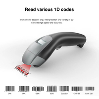 XB-S60 Syble Android POS, Lector de Códigos de Barras CCD Lineal 1D, Verificador de Precios, Escáner de Códigos de Barras Portátil con Cable