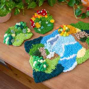 DIY personnalisé adulte-amical fait à la main fil Art Craft pré-imprimé toile jeter taie d'oreiller mignon Animal loquet crochet Kits dessin animé - Product Image 5